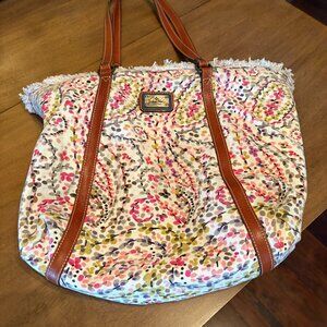 NWOT (Other) Patricia Nash Cotton Floral Large Tote.